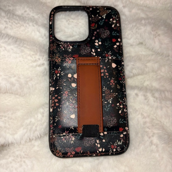 Walli Cases Other - Walli 14 Pro Max IPhone Case Black Floral